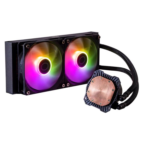 Cooler Master Cooler MLW-D24M-A18PZ-R1 Masterliquid 240L Core Argb, 4-pin, 2x 120 mm Argb, 27,2 DBA (Max)