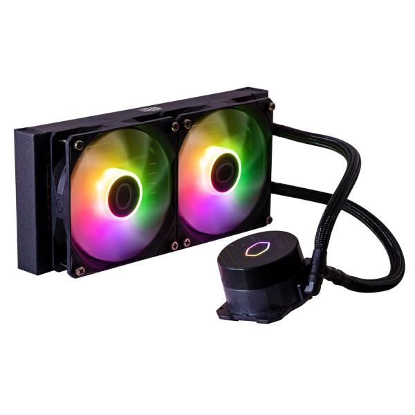 Cooler Master Cooler MLW-D24M-A18PZ-R1 Masterliquid 240L Core Argb, 4-pin, 2x 120 mm Argb, 27,2 DBA (Max)