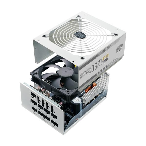 Cooler Master MPE-C501-AFCAG-3GEU MWE GULD 1250 V2 Hvid, ATX3.0, 1250W, 90%, 140 mm, 3x PCIE 6+2