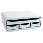 Ladekastje exacompta toolbox mini lichtgrijs kunststof