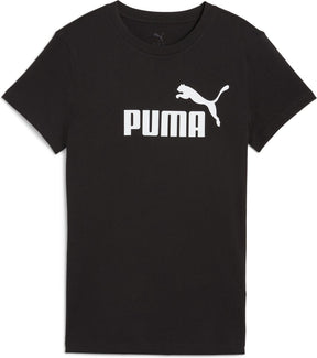 Puma ess no. 1 logo tee dames sportshirt - black