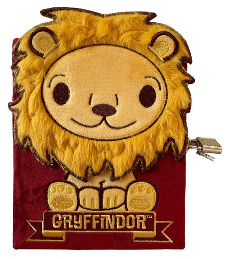 Harry potter: gryffindor plush lock key diary