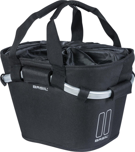 Basil Classic Carry All KF – fietsmand – voorop - zwart