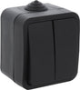Q-link schakelaar opbouw - serie - zwart