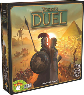 Repos production 7 wonders duel - nederlandstalig bordspel - 2 spelers - strategie beschaving