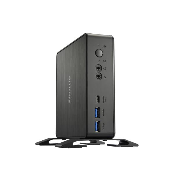 Shuttle shuttle nc40u xpc nano pc nc40u mini pc barebone, intel celeron 7305u, 6x usb3.2, 2x m.2, lan, 24 7