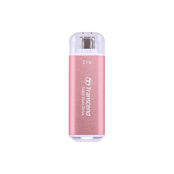 Transcend transcend ts1tesd300p esd300 pink external ssd, 1tb, usb type-c 10gbps, 1050 950 mb s max