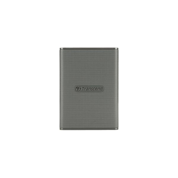 Transcend transcend ts2tesd360c esd360c external ssd, 2tb, usb 20gbps, type c, 2000 mb s, 3d nand, gray