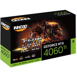 Inno3d edit3d N406T2-16d6x-17805n Georce RTX 4060 TI Twin X2oC, 16GB GDDRE6, 1295