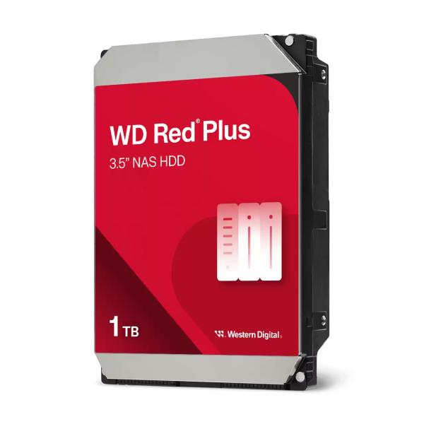 Western Digital WD80EFPX Red Plus HDD, 8 TB, 3,5, SATA3, 5400 U / min, 256 MB, 150 MB s