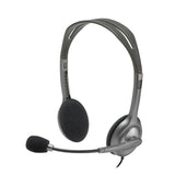 Logitech Logitech 981-000593 H111 Auricolare stereo, cablato, call center di ufficio, 20 20000 Hz, auricolare, grigio