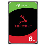 Seagate seagate st6000vn006 ironwolf hdd, 6 tb, 5400 rpm, 256 mb, 3.5 , serial ata iii