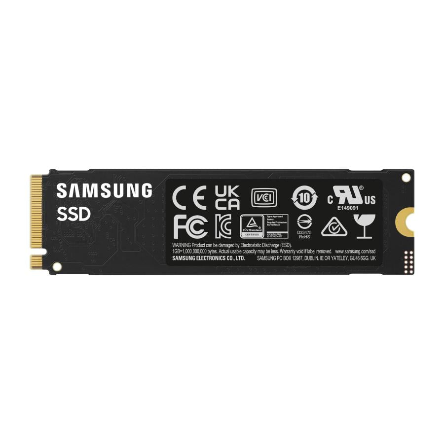 Samsung MZ-V9S1T0BW 990 EVO Plus SSD, 1 TB, M.2, PCIe 4.0, 7150 MB S, 1350000 IOPS, negro