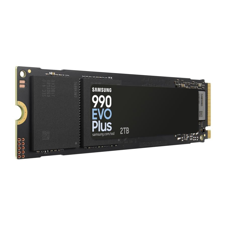 Samsung MZ-V9S2T0BW MZ-V9S2T0 990 EVO PLUS SSD, 2 TB, M.2, PCIE 4.0, 7150 MB S., 1350000 IOPS, Schwarz