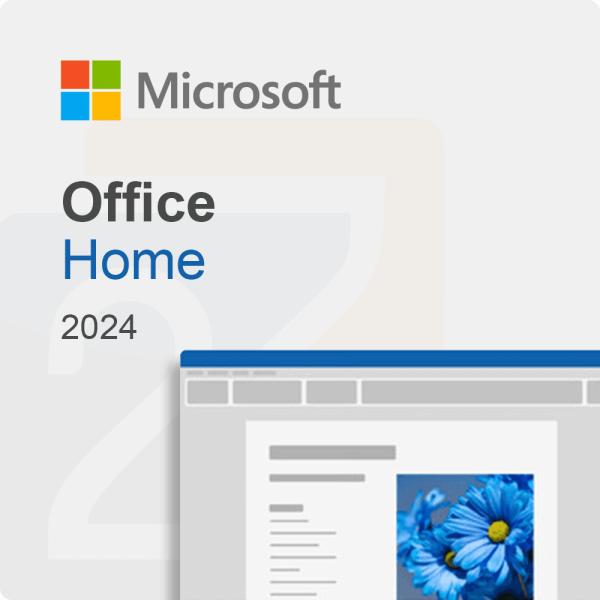 Microsoft microsft ep2-06798 office home 2024 esd, no media, 1 user, eurozone