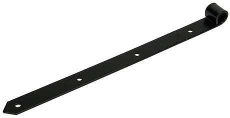 1013640 - enkel luikscharnier zwart 40 cm dia 18 mm | 6 stuks