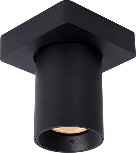 Lucide nigel - plafondspot (plafondlamp) - led dim to warm - gu10 - 1x5w 2200k 3000k - zwart