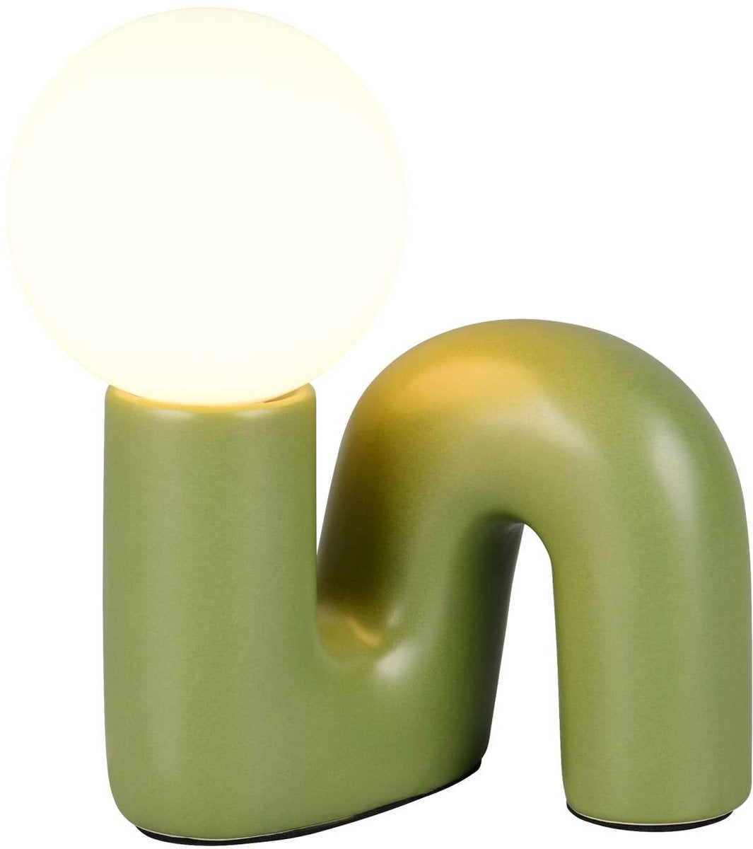 Rl live your light reality quinn - tafellamp - groen - excl. 1x g9 3 w - snoerschakelaar