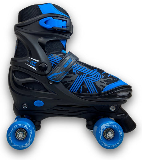 quaddy 3.0 rolschaatsen zwart blauw 38-41