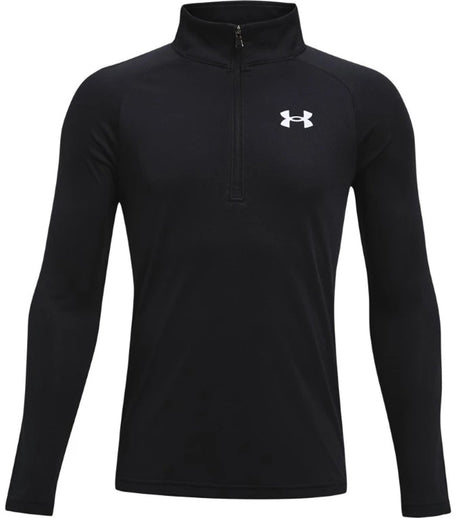 Under armour ua tech 2.0 1 - 2 zip unisex sporttrui - zwart - wit