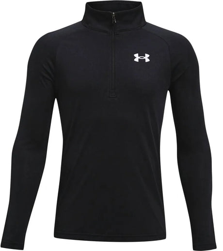 Under armour ua tech 2.0 1 - 2 zip unisex sporttrui - zwart - wit