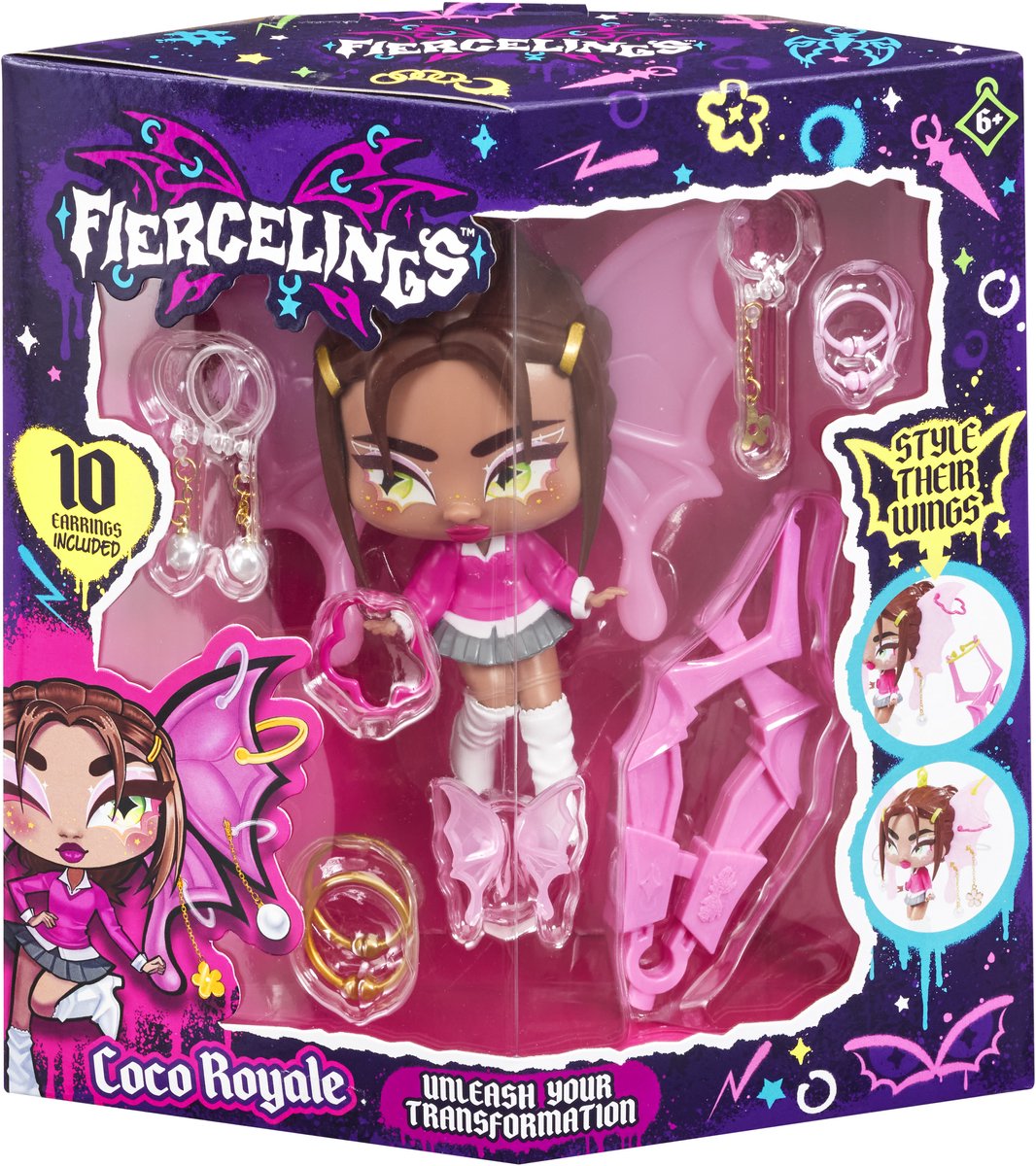 Goliath fiercelings coco royale keychain – modepop – met accessoires