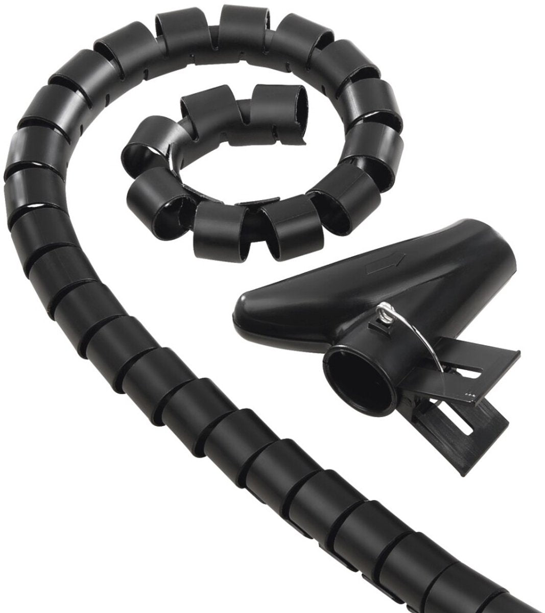 Hama 00220996 kabelslang kunststof zwart flexibel (ø x l) 2 cm x 250 cm 1 stuk(s)
