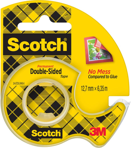 Scotch ® dubbelzijdige tape, 12 mm x 6.3 m