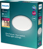 Philips led philips cavanal plafondlamp - wit - rond - klein - warmwit licht - 12 w