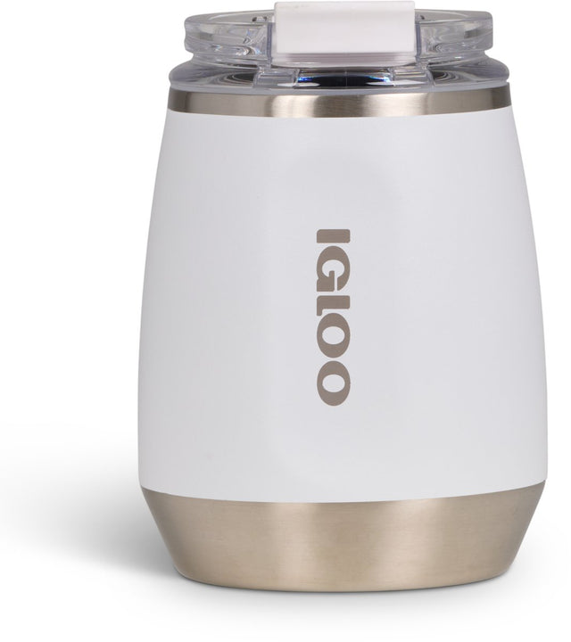 Igloo - flip ‘n’ sip - wijnbeker - wit - 0,295l - thermosfles