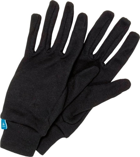 Odlo active warm kids handschoen - zwart - maat xl