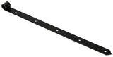 1013728 - enkel luikscharnier zwart 50 cm dia 18 mm | 6 stuks