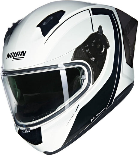 Nolan n60-6 sport mesmerico 341 wit zwart metal integraalhelm - maat s - helm s