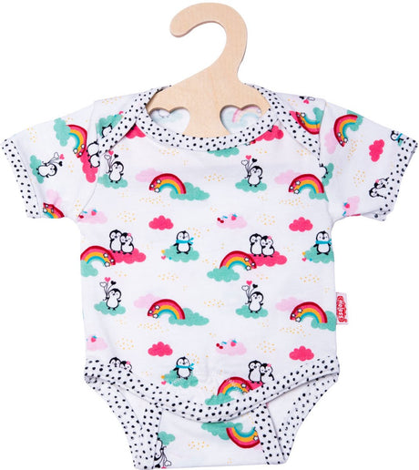 Heless poppenromper penguin dots 35-45 cm katoen wit