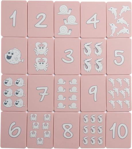 Scrunch speelkaarten - roze - opvouwbaar - recycleerbaar