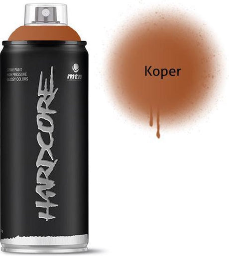 Montana colors mtn koperen spuitverf - 400ml hoge druk en glans afwerking
