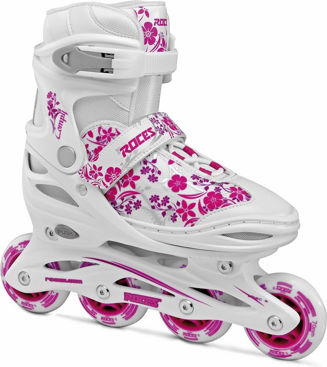 Roces – compy 8.0 – inline skates – meisjes – verstelbaar comfort fit – maat 26-29