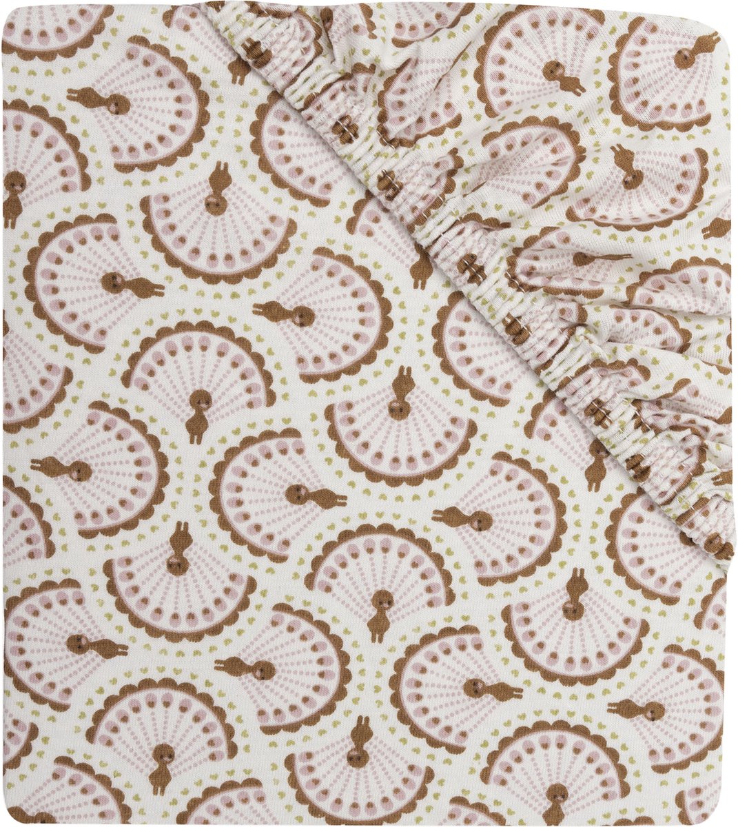 Jollein hoeslaken - 40 50x80 90 cm - jersey - soft plumes