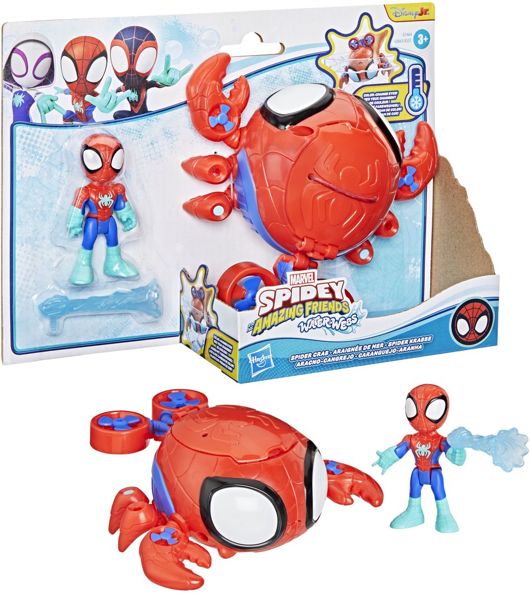 Spidey and his amazing friends marvel water-webs spider crab speelset