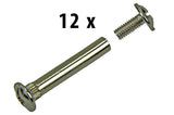 Mack 1013911 - 12 kastverbindingsschroeven verzinkt ø 5 mm 40-50 mm | 10 stuks