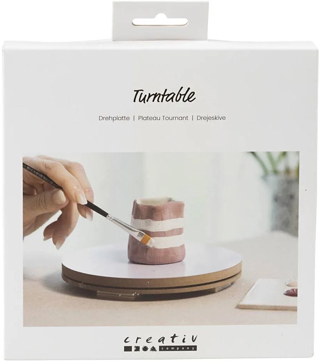 Creativ company houten draaiwiel - 17cm