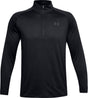 Under armour ua tech 2.0 1 2 zip-blk heren sporttrui - zwart - charcoal