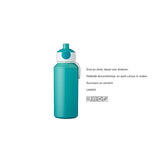 Mepal pop-up drinkfles campus - 400 ml - sluit goed af - drinkbeker voor kinderen - stitch