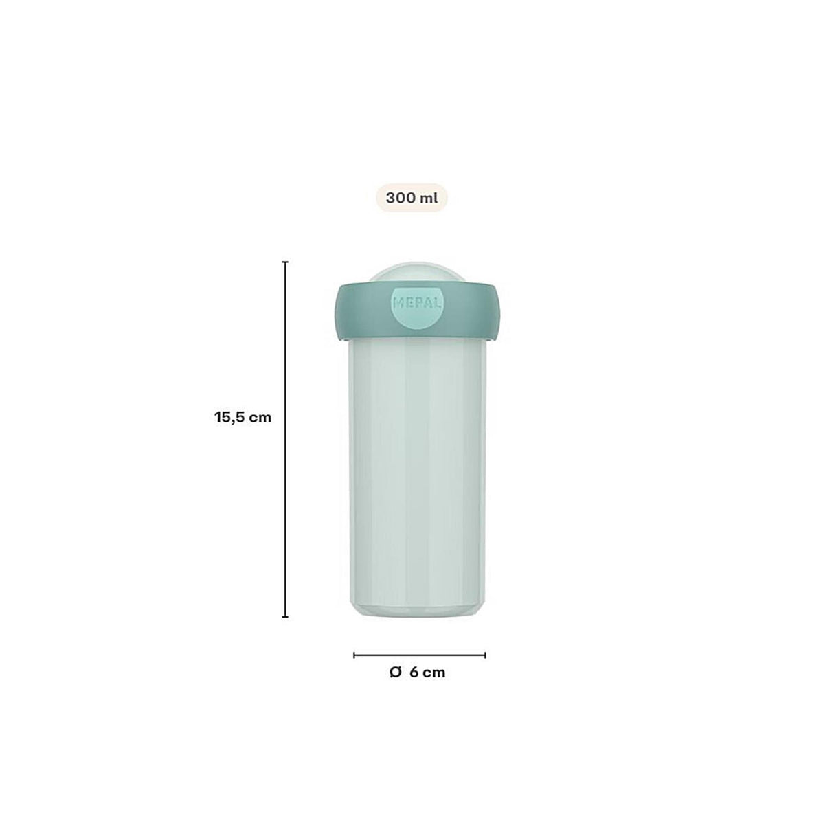 Mepal schoolbeker campus 300ml - cool mint