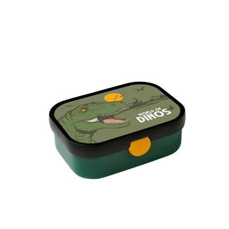 Mepal lunchbox campus - 750 ml - broodtrommel met vakjes voor kinderen - geschikt voor 4 boterhammen - dino