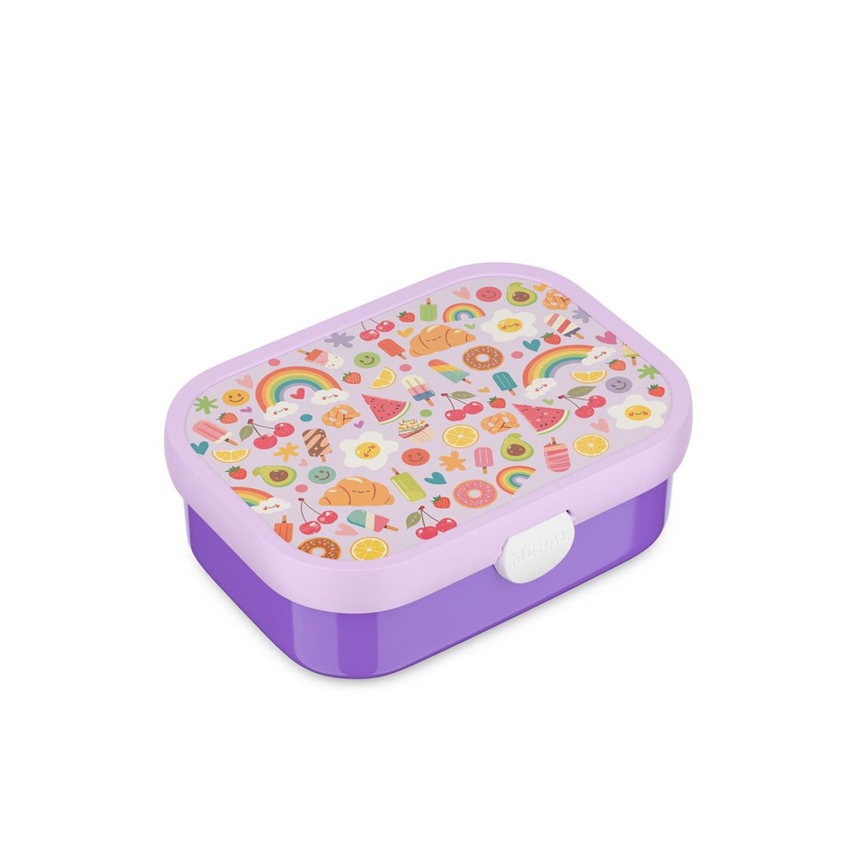 Mepal lunchbox campus - 750 ml - broodtrommel met vakjes voor kinderen - geschikt voor 4 boterhammen - food fest