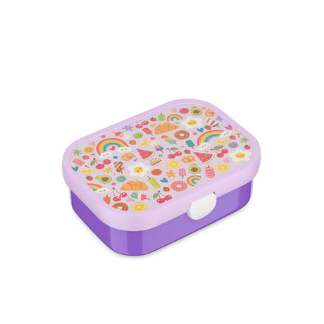 Mepal lunchbox campus - 750 ml - broodtrommel met vakjes voor kinderen - geschikt voor 4 boterhammen - food fest