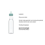 Mepal waterfles flip-up campus 500ml - cool blue