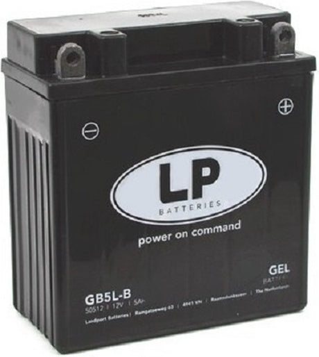 Landport (lp) gb5l-b motor gel accu 12 volt 5,0 ah (50512 - mg lb5-3)