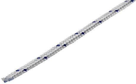 Mack 1013957 - pp gevlochten wit blauw bobijn3mm 75m | 5 stuks